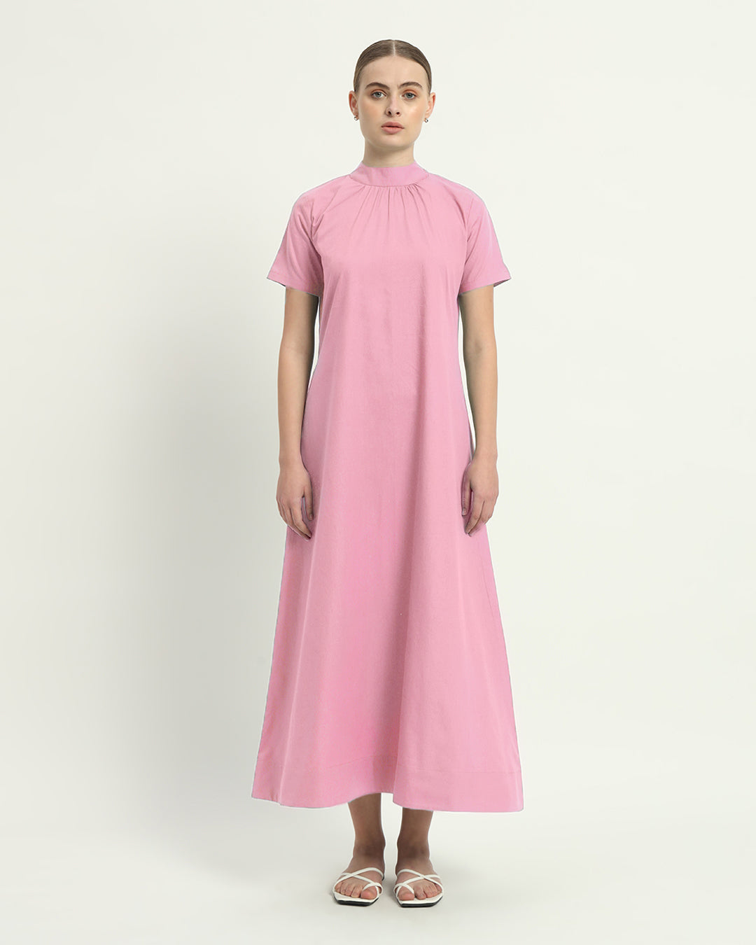 The Fondant Pink Hermon Cotton Dress