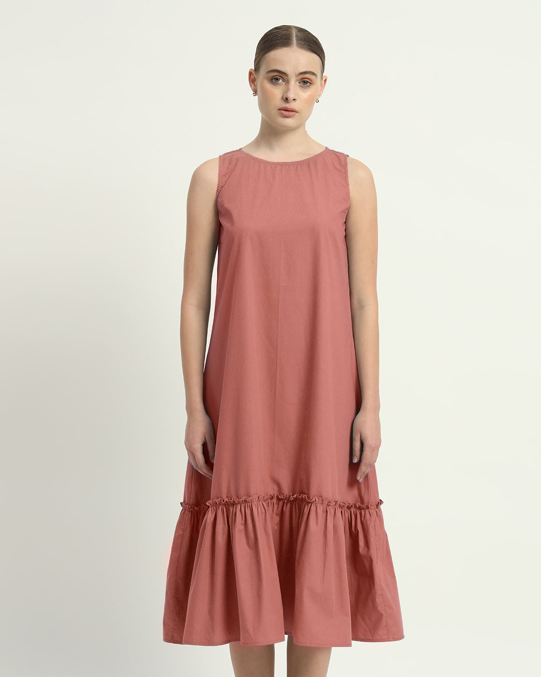 The Ivory Pink Millis Cotton Dress
