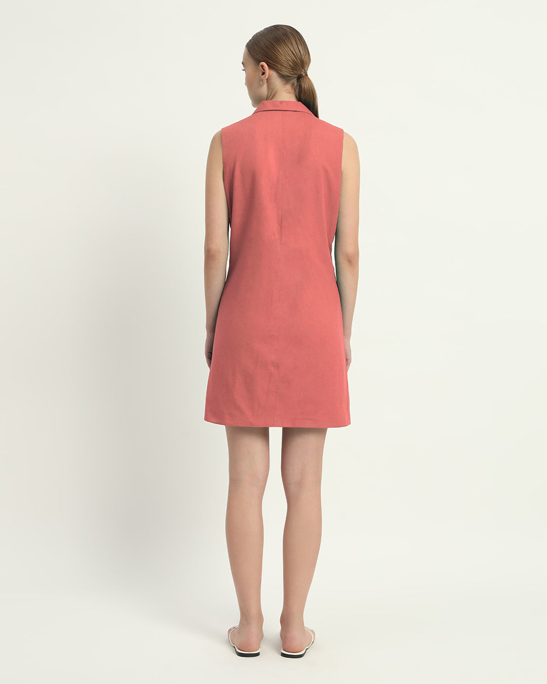 The Ivory Pink Vernon Cotton Dress