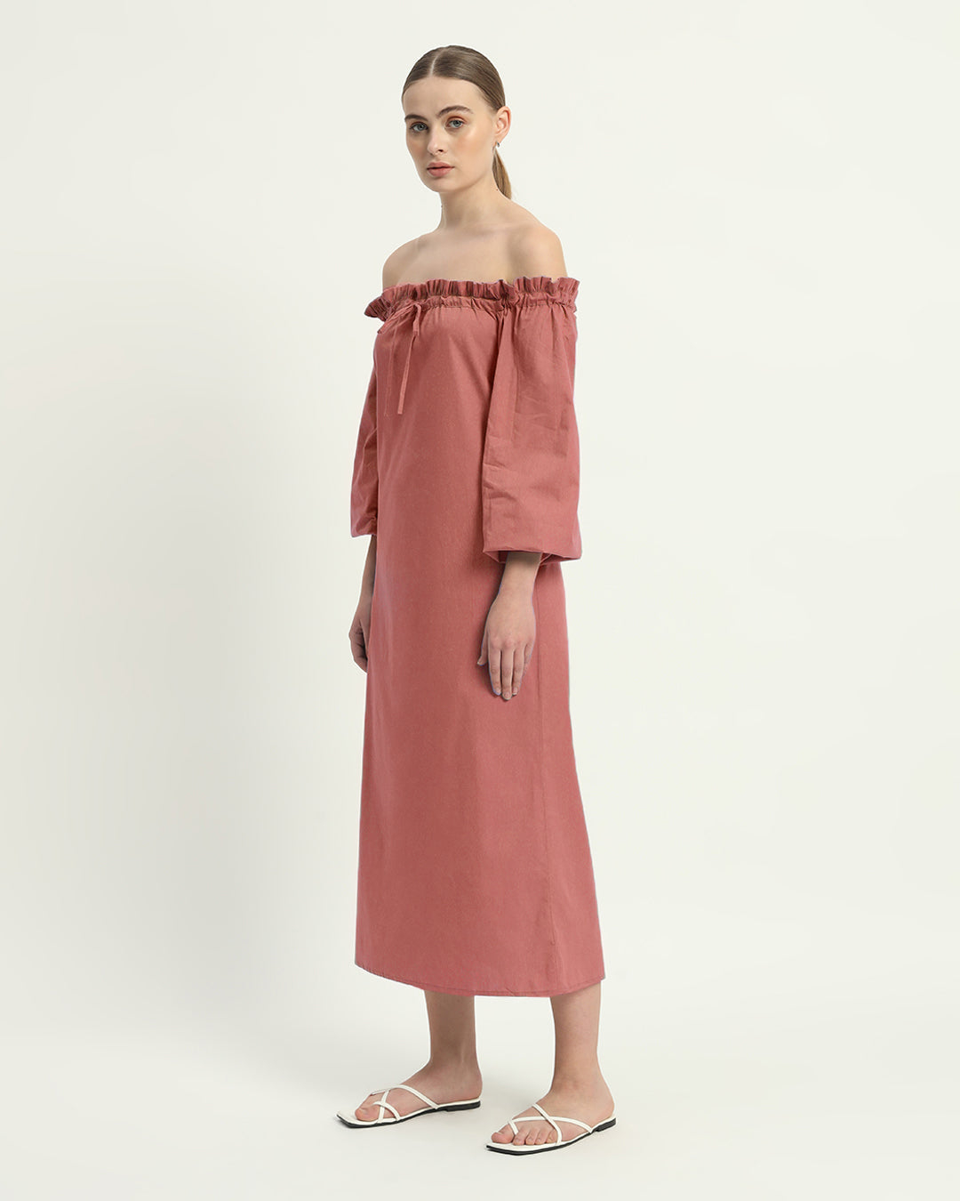 The Ivory Pink Carlisle Cotton Dress