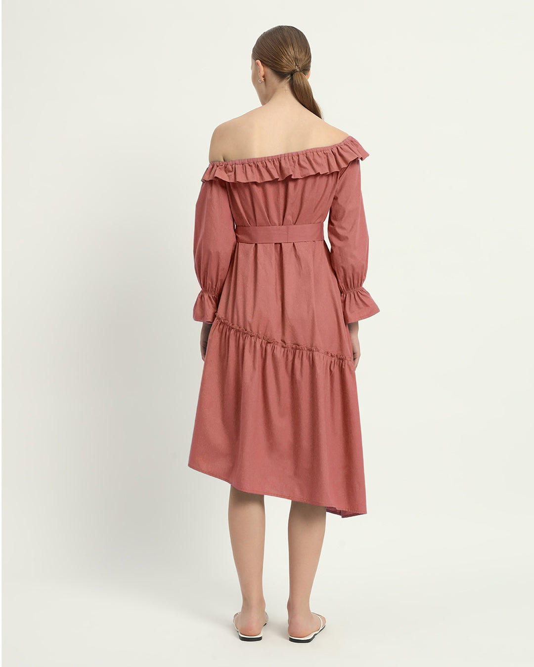 The Ivory Pink Stellata Cotton Dress