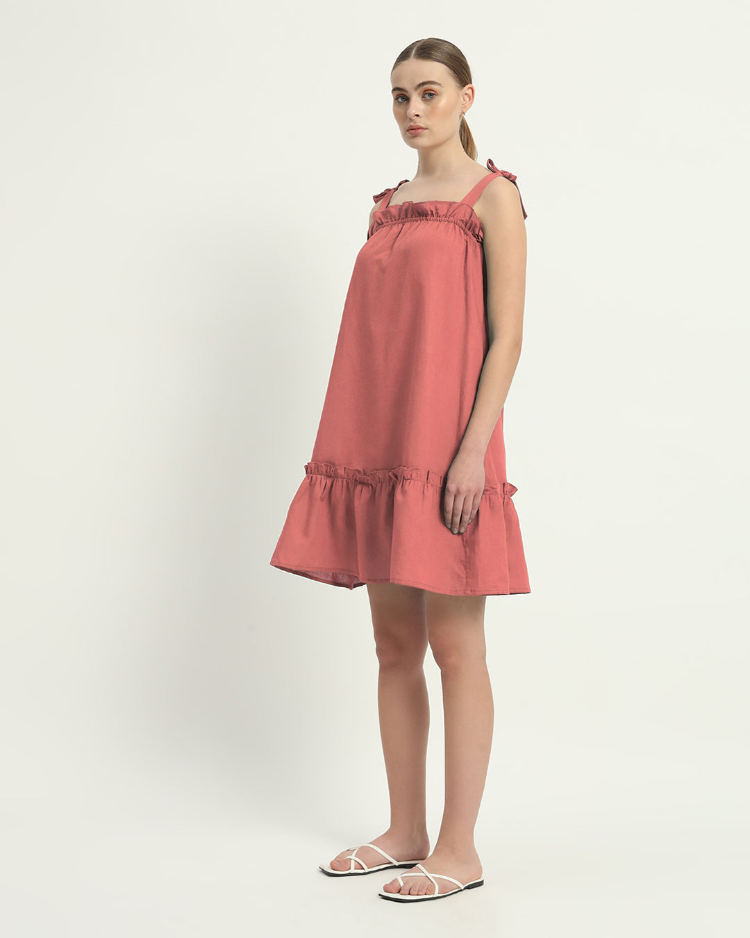 The Ivory Pink Amalfi Cotton Dress