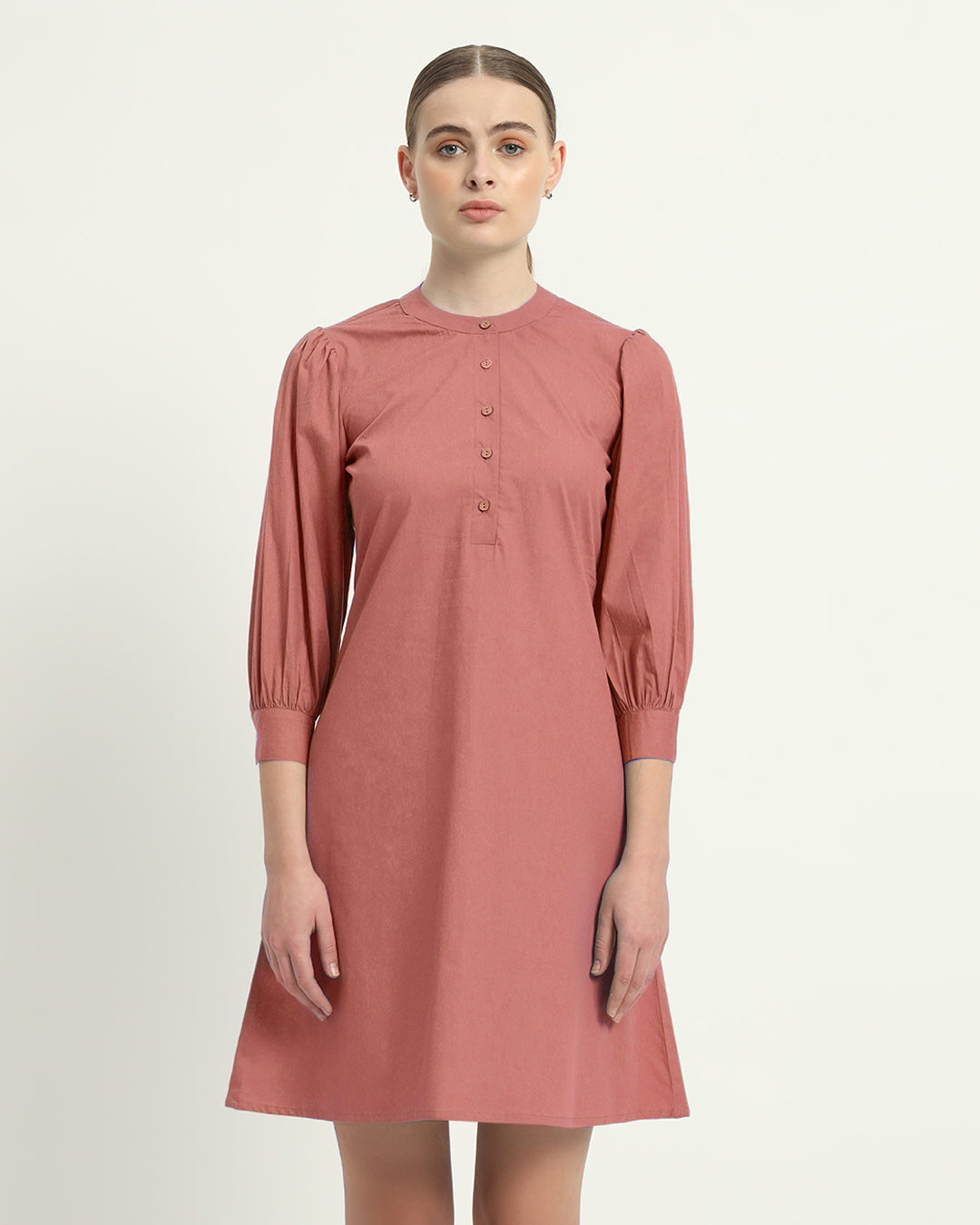 The Ivory Pink Roslyn Cotton Dress
