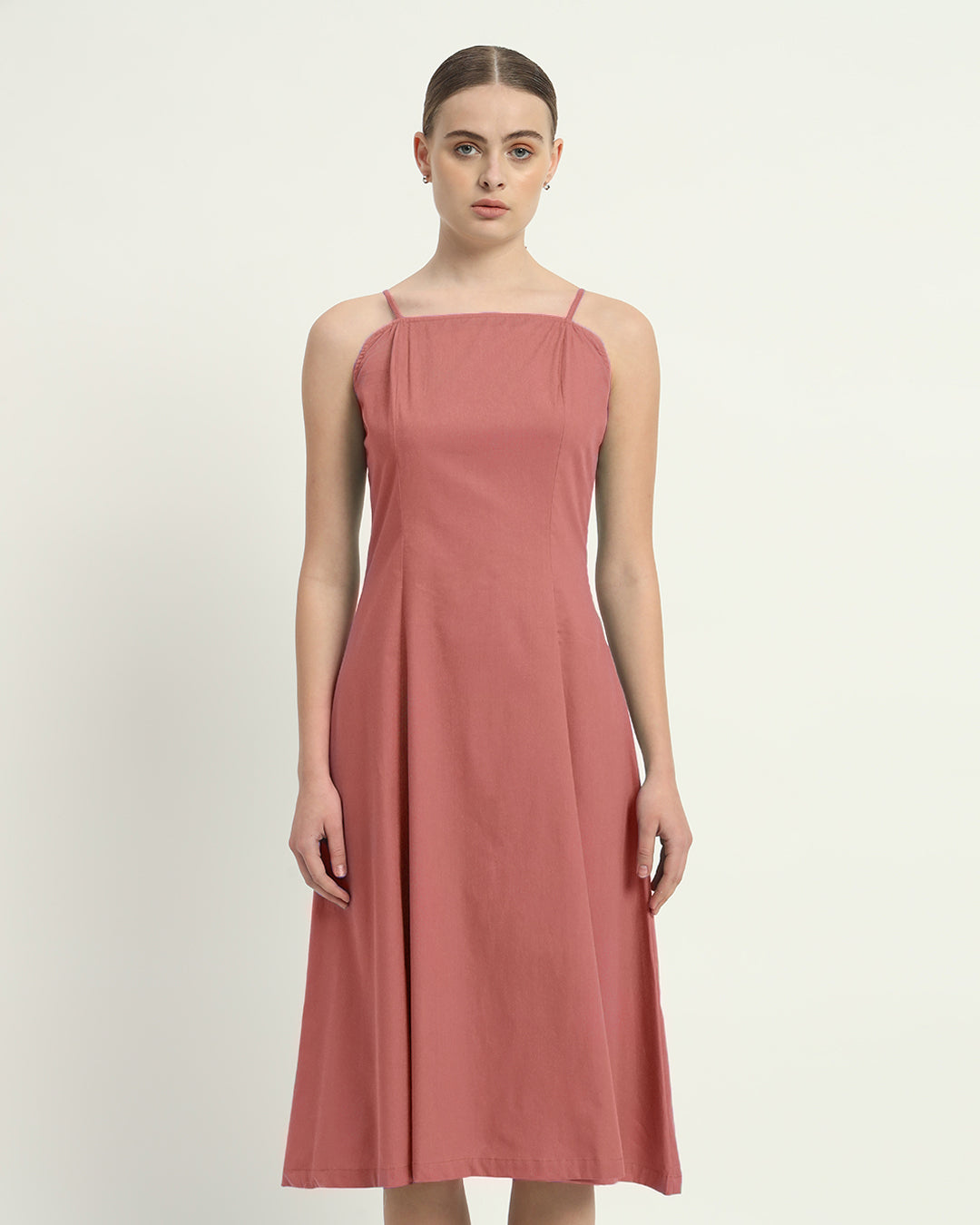 The Ivory Pink Valatie Cotton Dress