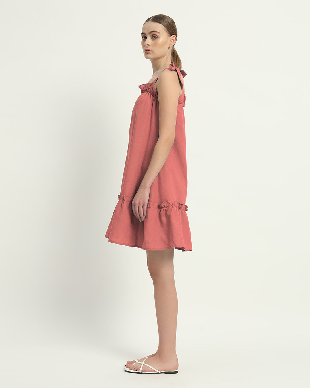 The Ivory Pink Amalfi Cotton Dress