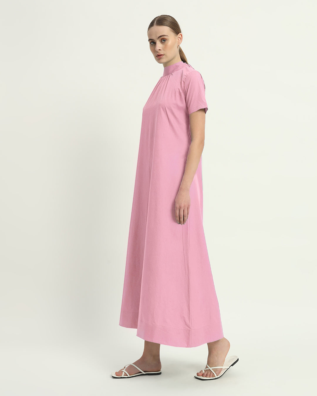 The Fondant Pink Hermon Cotton Dress