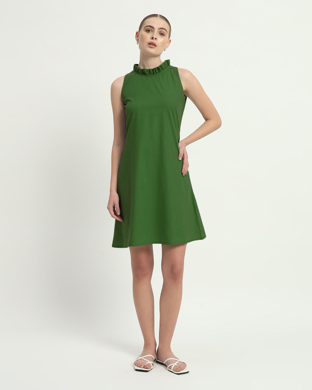 The Emerald Angelica Cotton Dress
