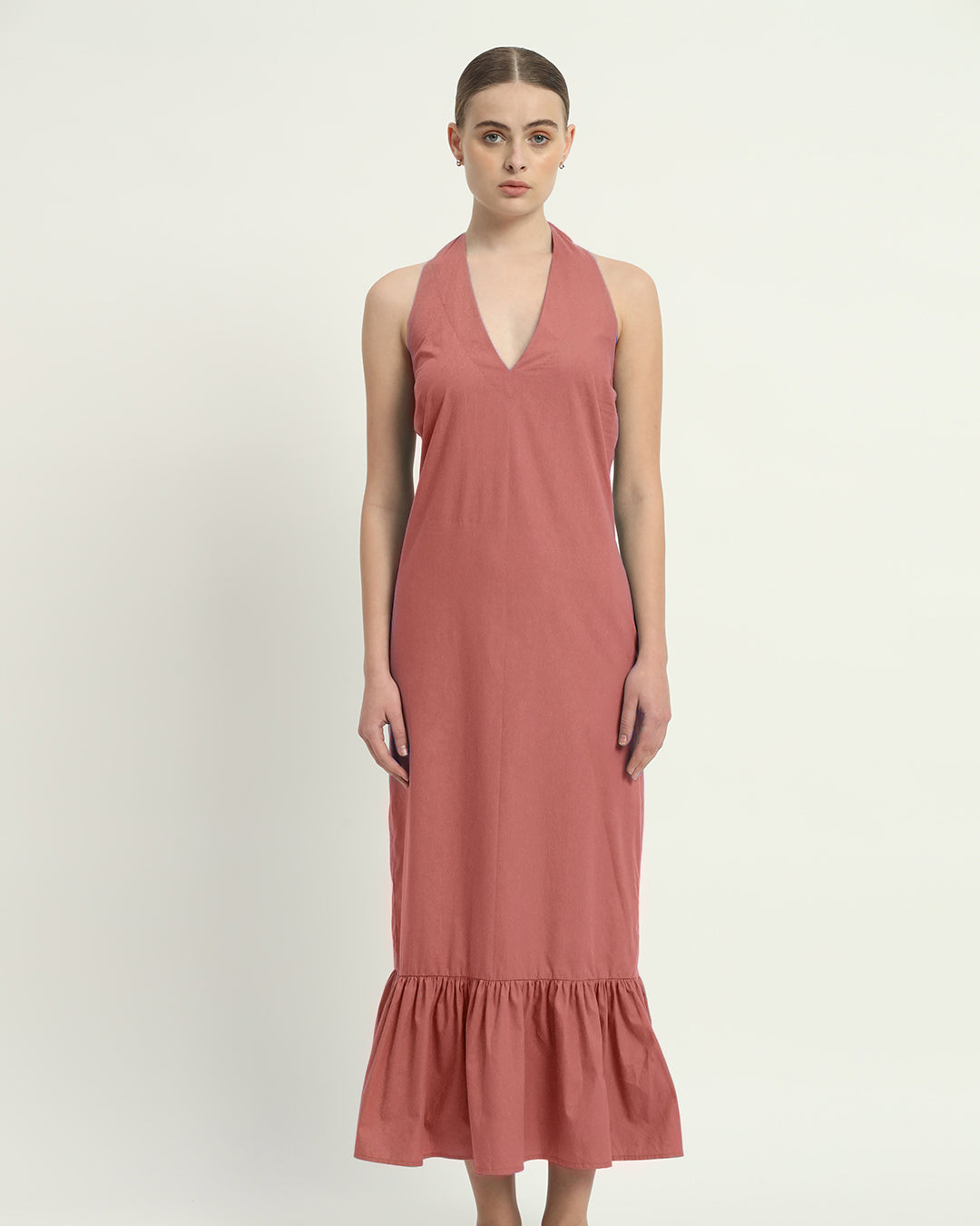 The Ivory Pink Wellsville Cotton Dress