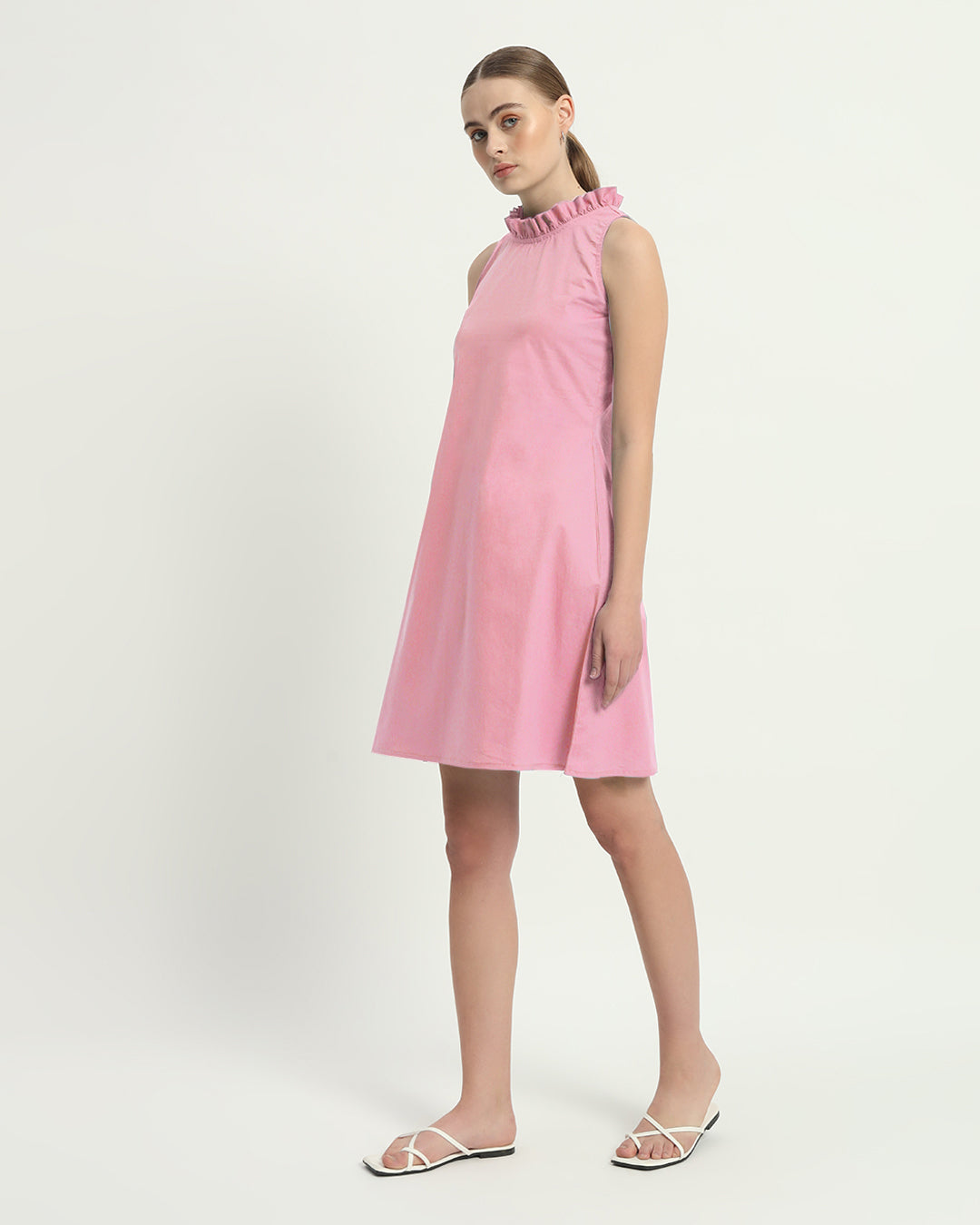 The Fondant Pink Angelica Cotton Dress