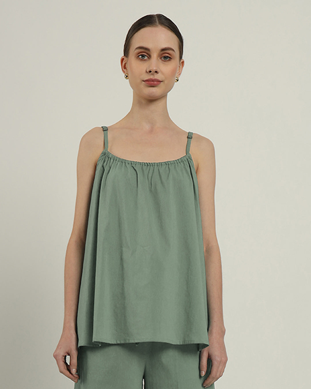 Mint Easy Breeze Adjustable Neck Top (Without Bottoms)