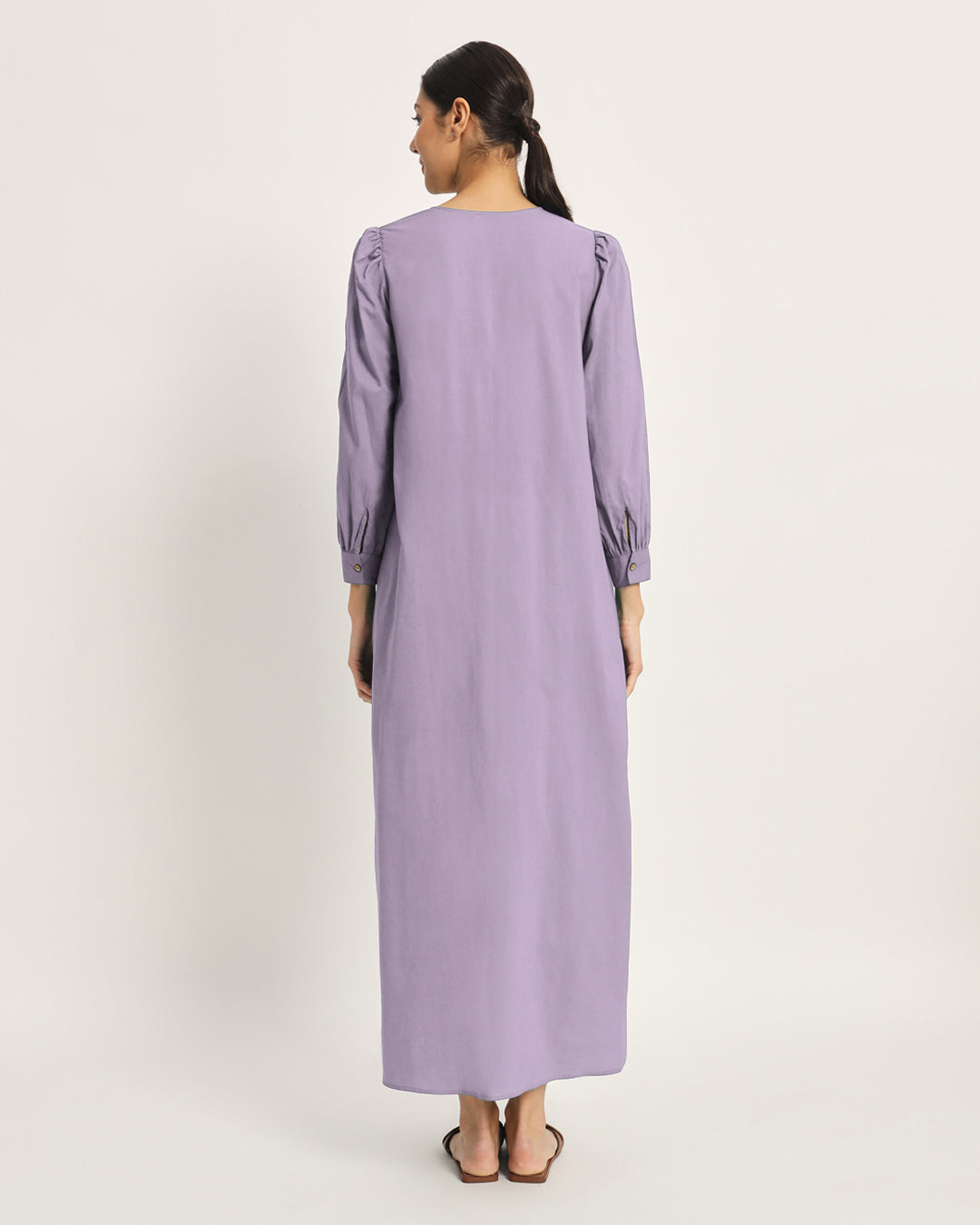 Lilac Belly Blossom Maternity & Nursing Dress
