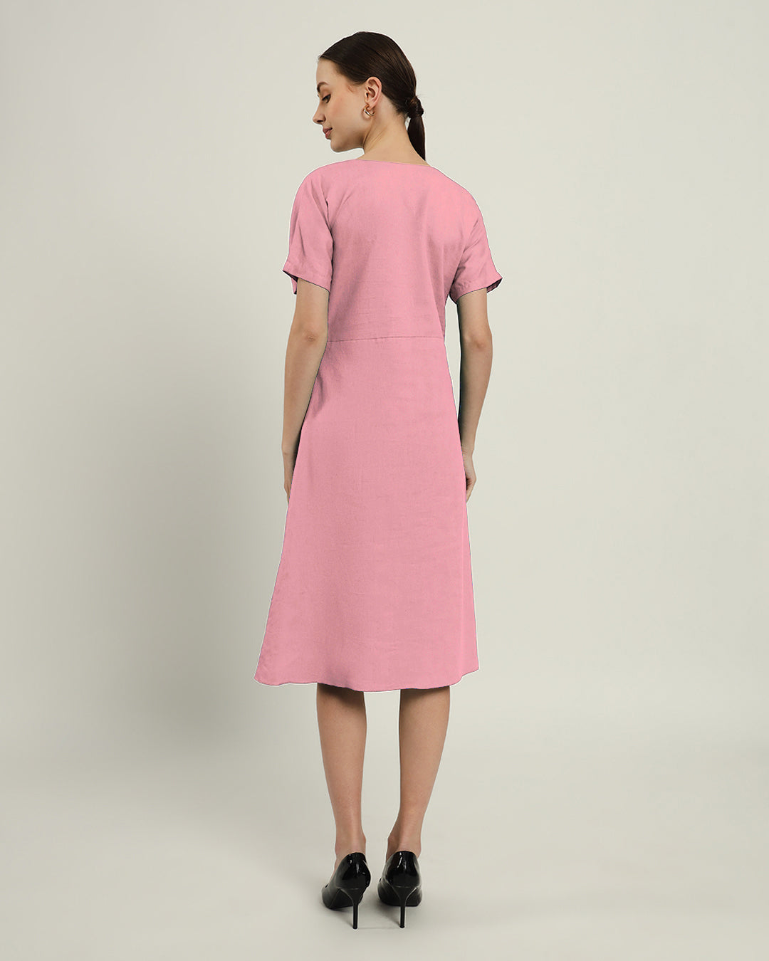 The Memphis Fondant Pink Cotton Dress