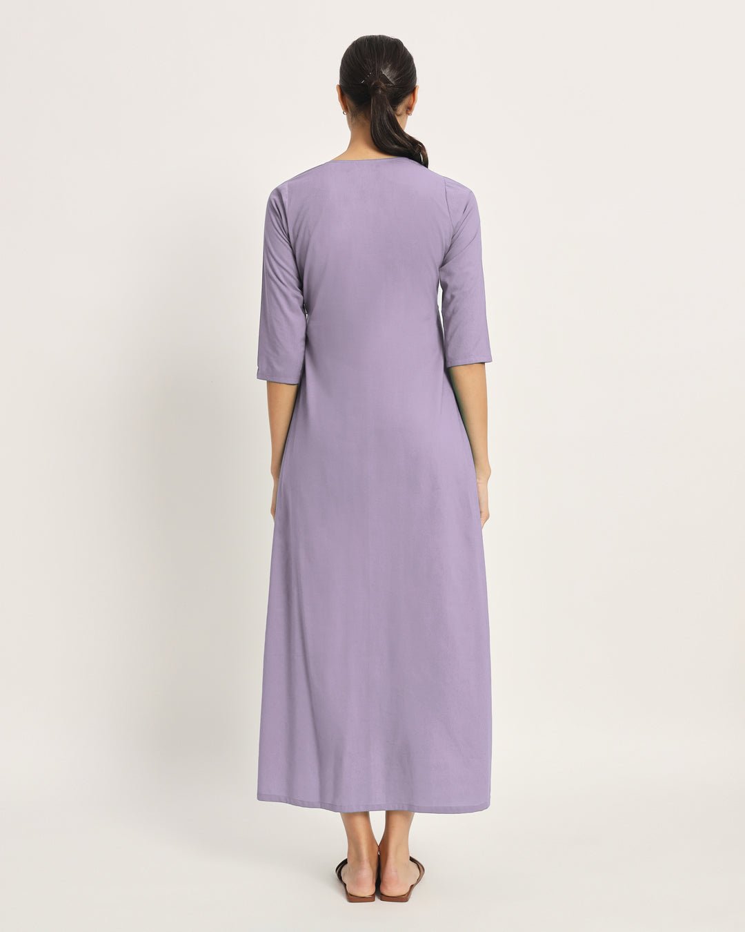 Lilac Bump Comfort Maternity & Nursing Dress