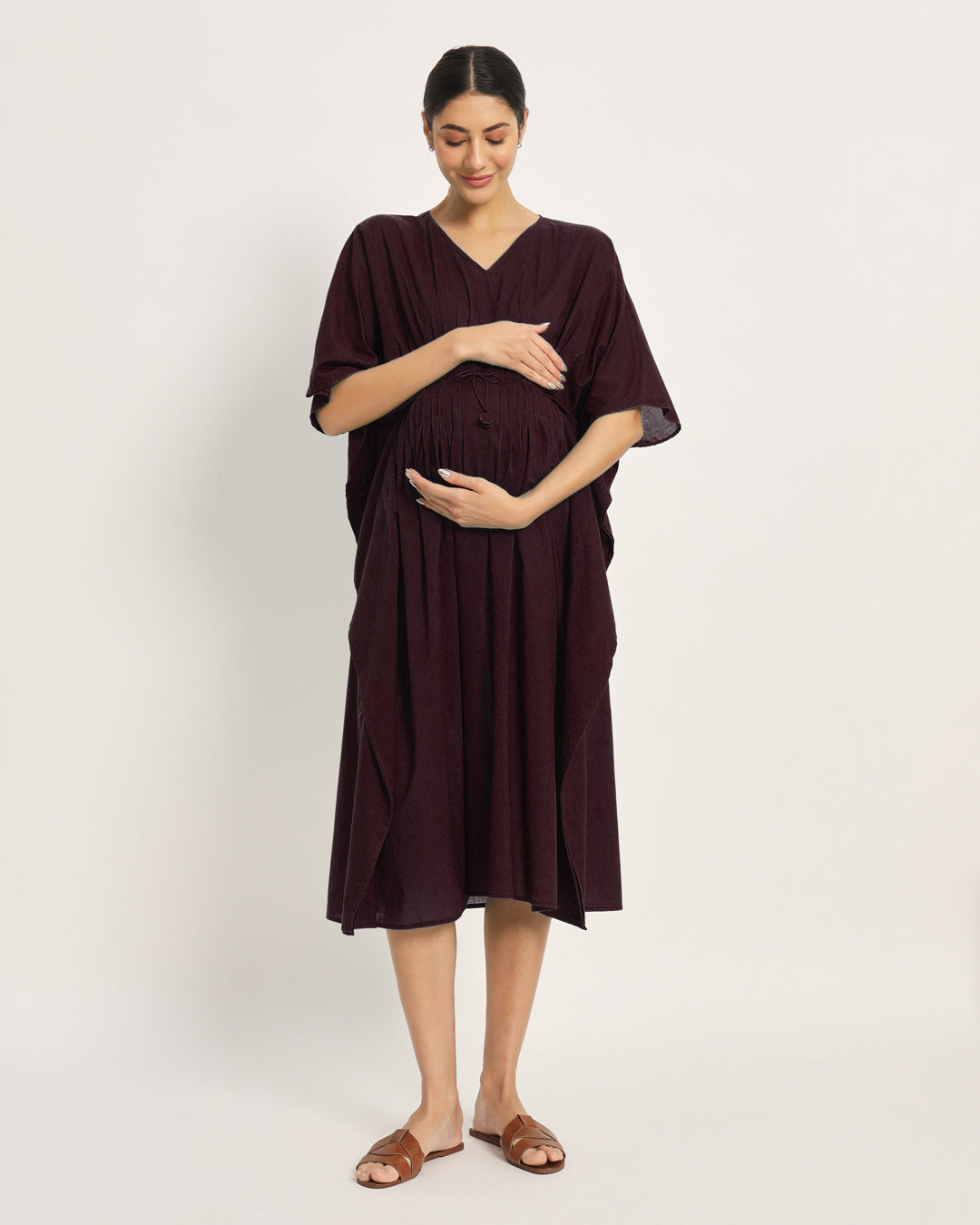 Plum Passion Mommy Mode Maternity & Nursing Dress
