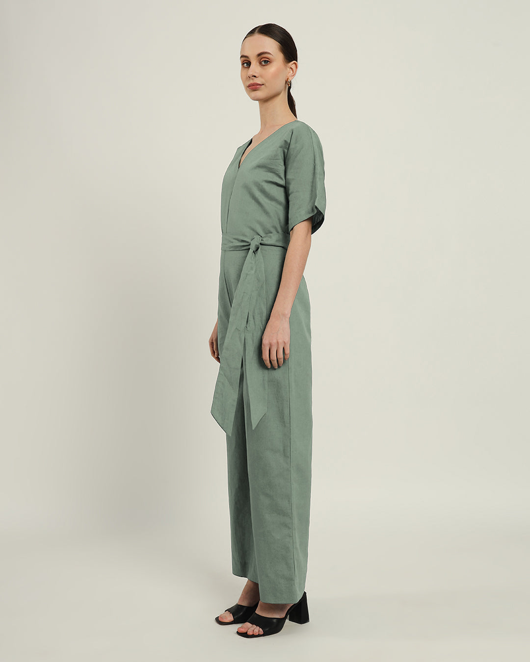 Mint Sunny Things V Neck Jumpsuit