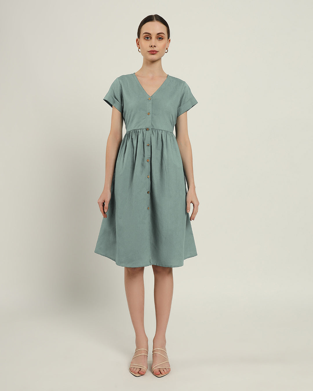 The Valence Daisy Carolina Linen Dress