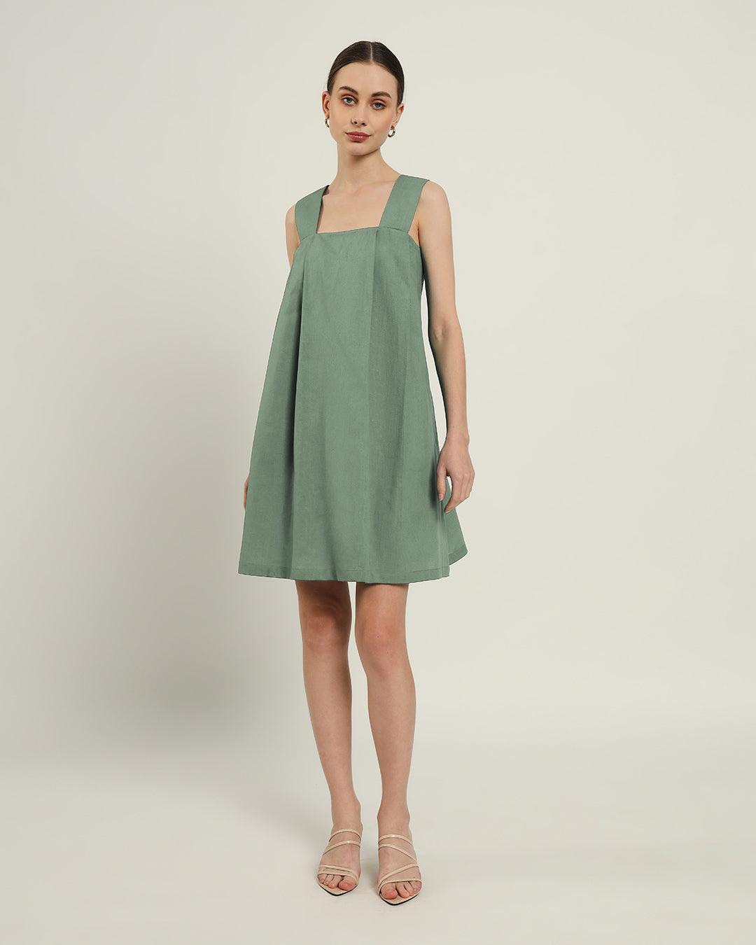 The Larissa Mint Cotton Dress