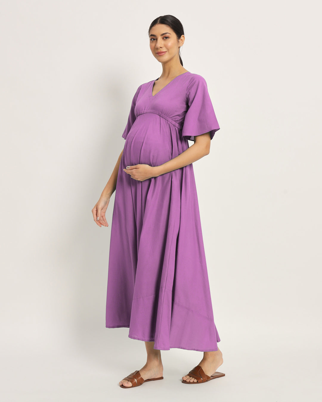 Wisteria Life Bloom Maternity & Nursing Dress
