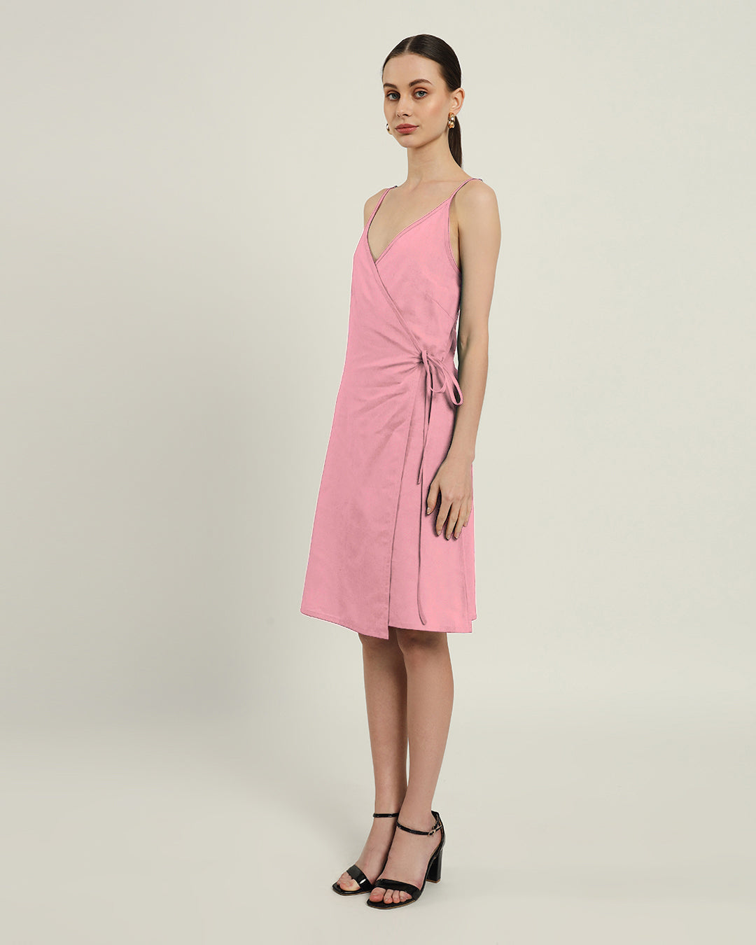The Chambéry Fondant Pink Cotton Dress