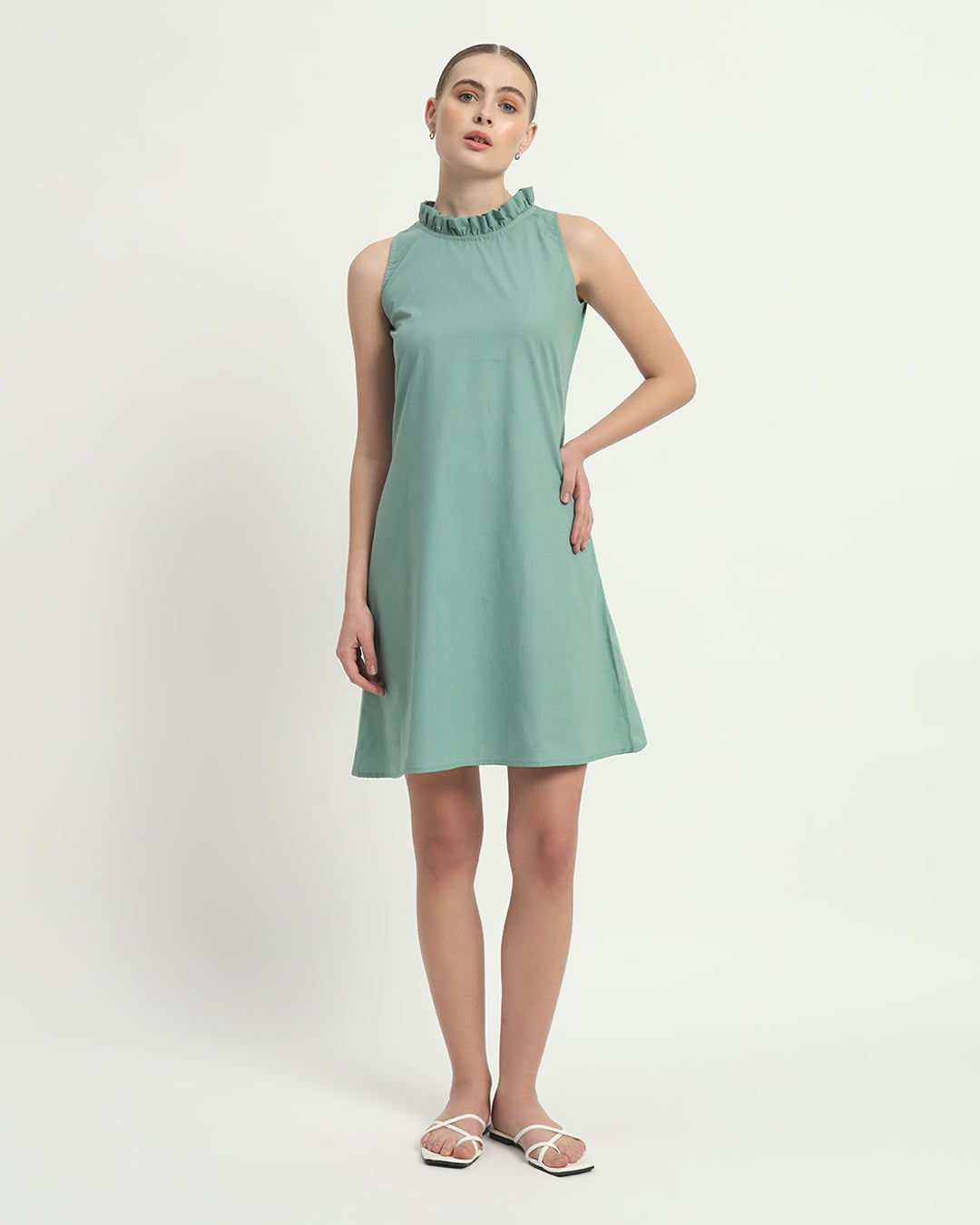The Mint Angelica Cotton Dress