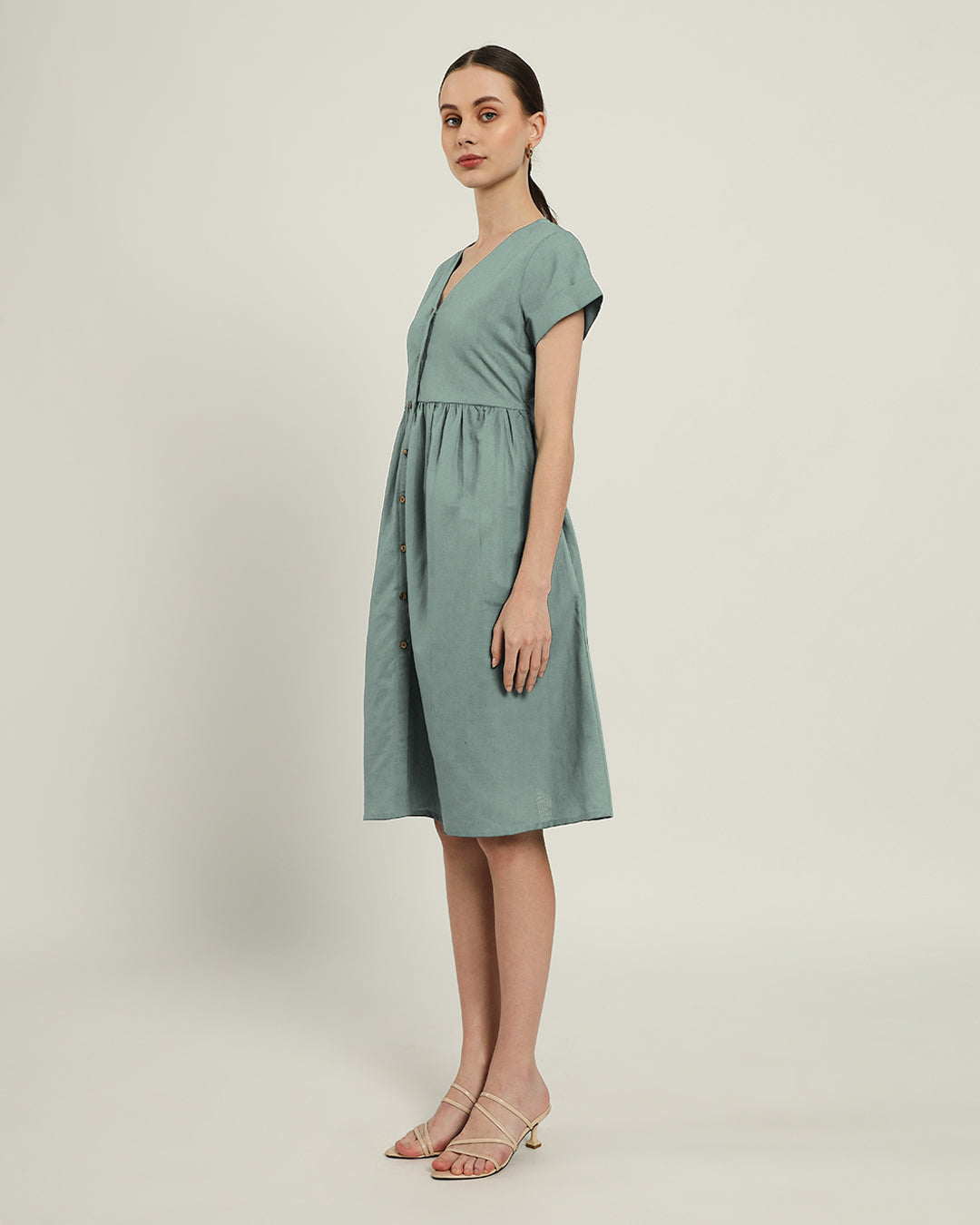The Valence Daisy Carolina Linen Dress
