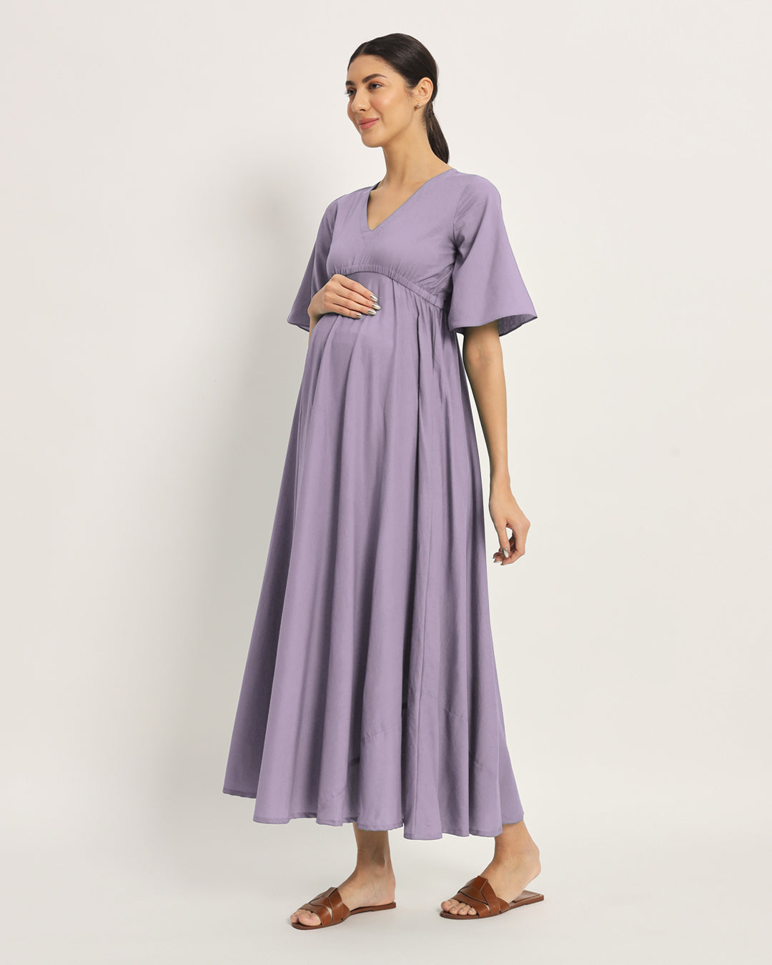 Lilac Life Bloom Maternity & Nursing Dress
