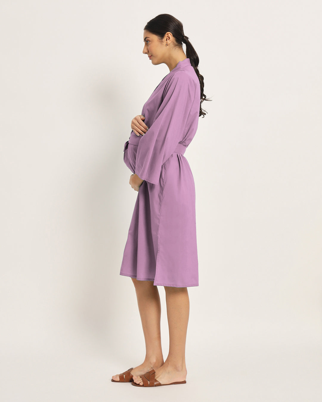 Iris Pink Bump & Beyond Maternity & Nursing Dress
