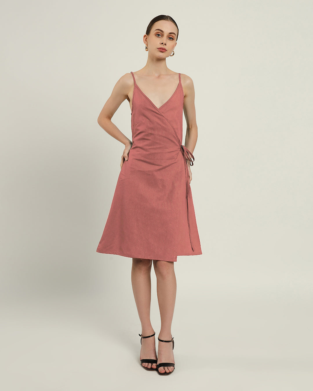 The Chambéry Ivory Pink Cotton Dress