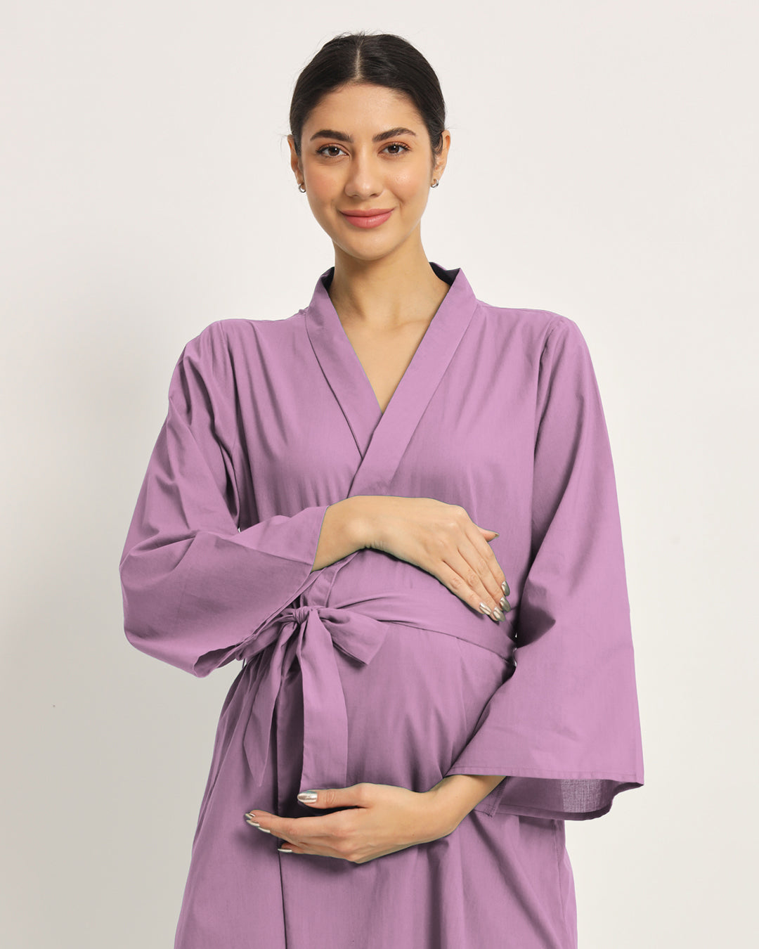 Iris Pink Bump & Beyond Maternity & Nursing Dress