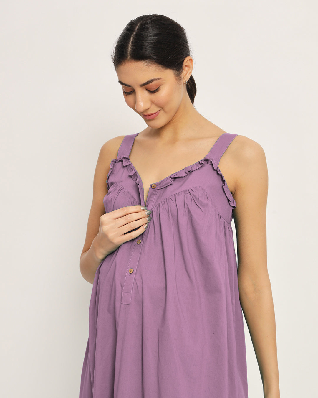 Iris Pink Preggo Pretty Maternity & Nursing Dress