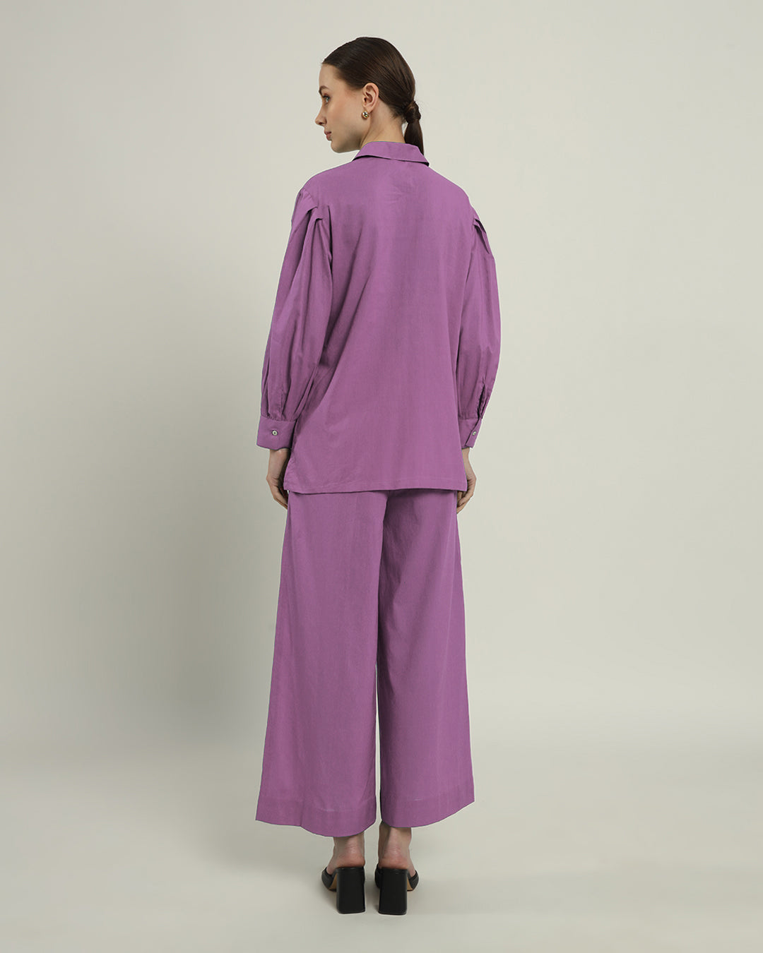 Pants Matching Set- Wisteria Purple Flare & Flair