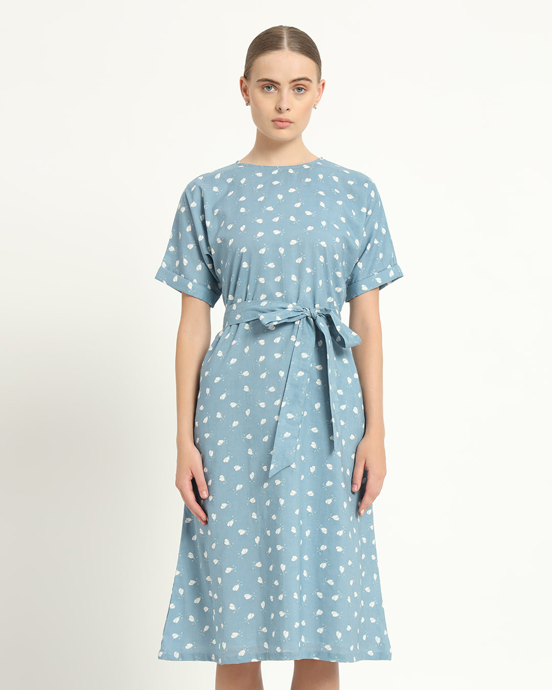 The Tayma Bluebell Cotton Dress