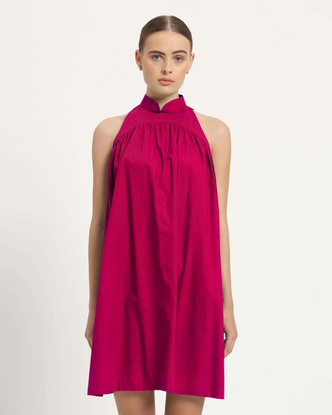 The Eruft Berry Cotton Dress