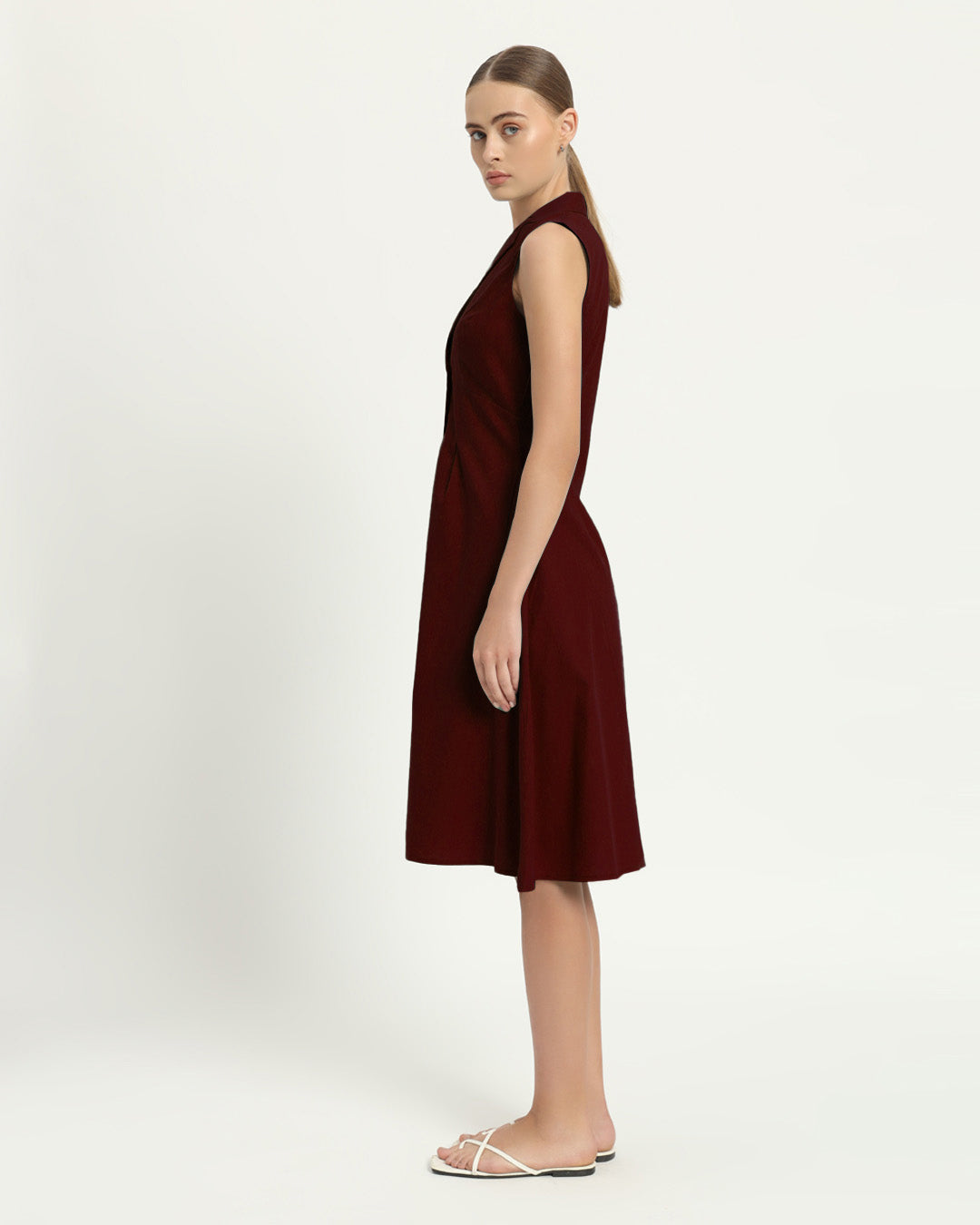 The Germering Rouge Cotton Dress