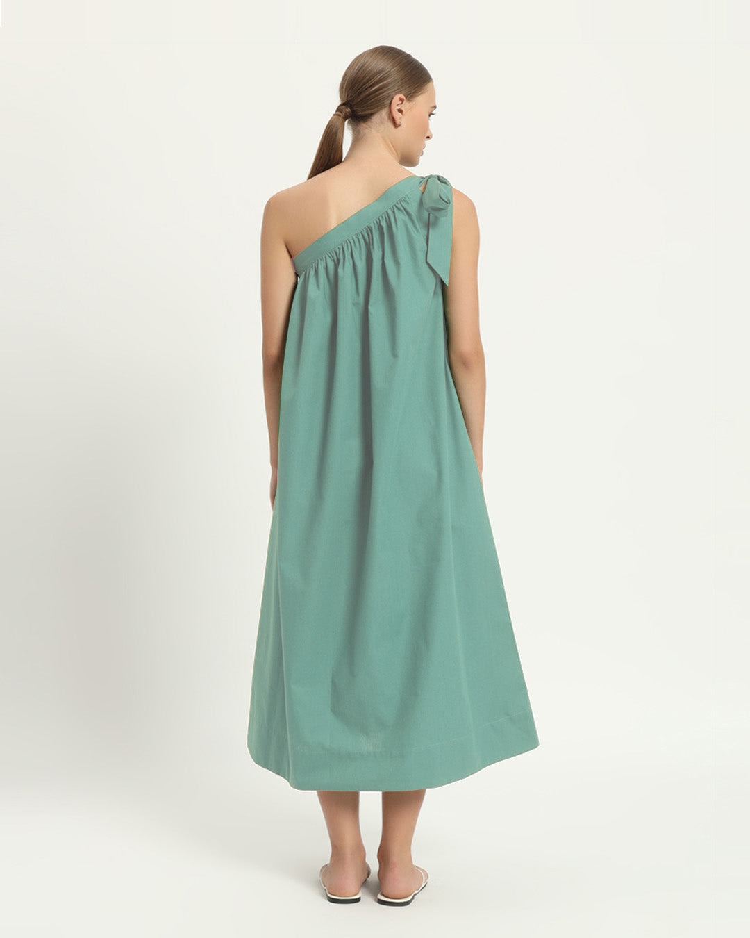 The Strehla Mint Cotton Dress
