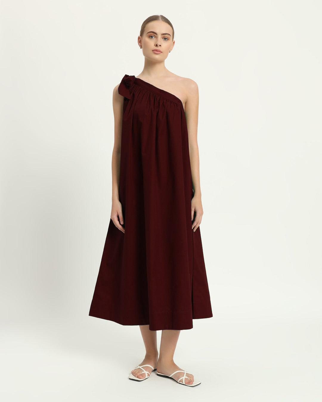 The Strehla Rouge Cotton Dress