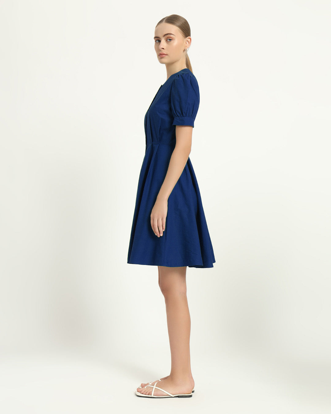 The Kittsee Cobalt Cotton Dress