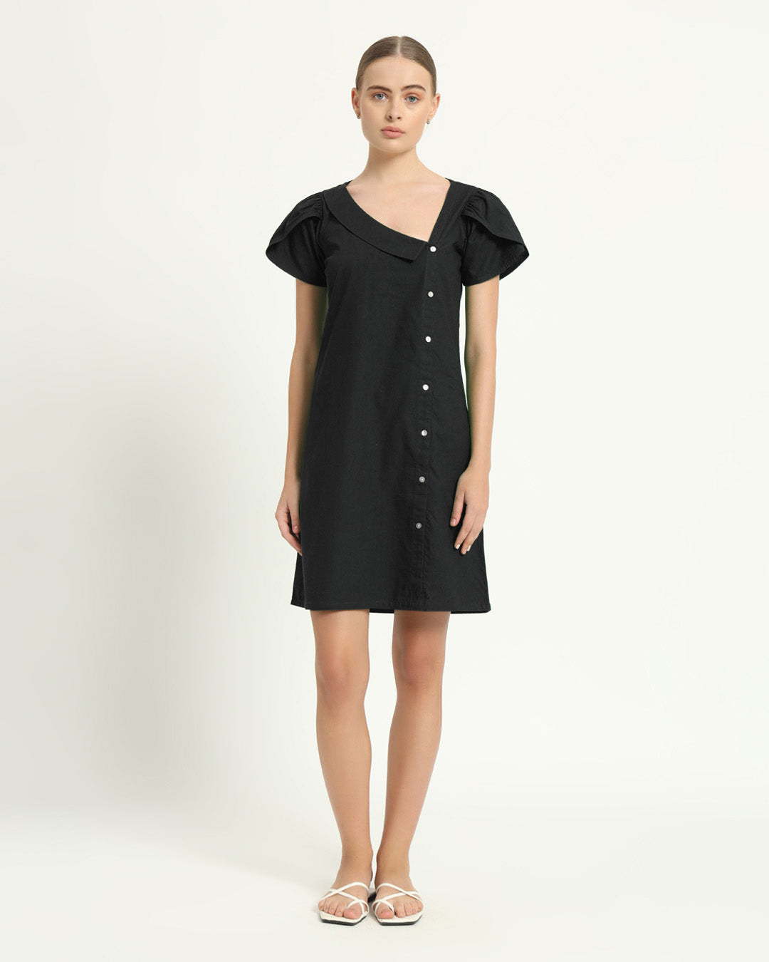 The Krensdorf Noir Cotton Dress