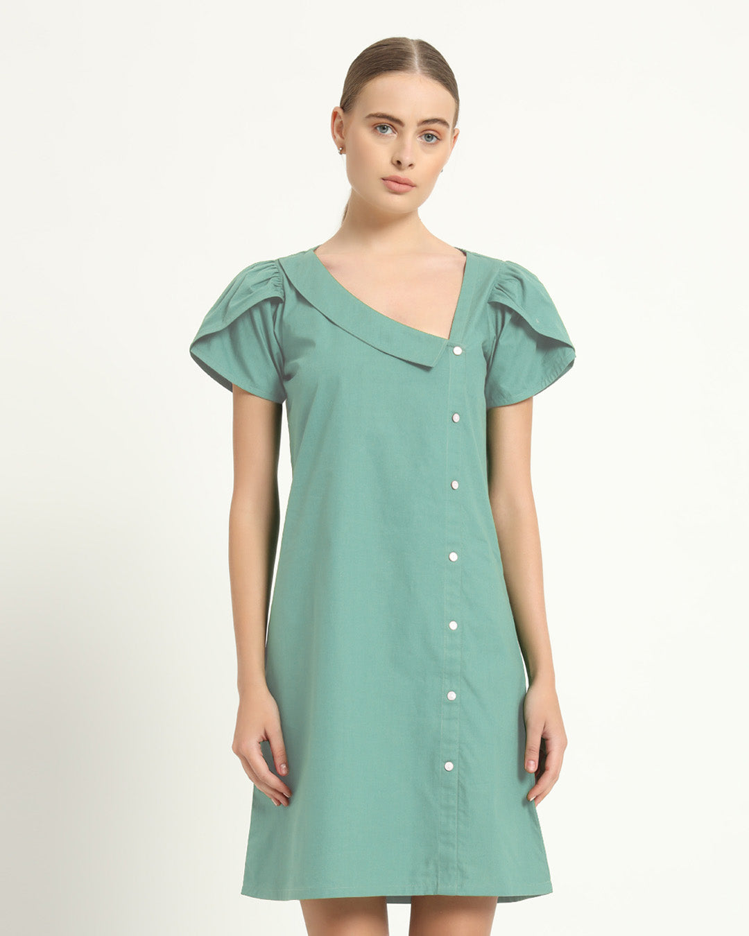 The Krensdorf Mint Cotton Dress