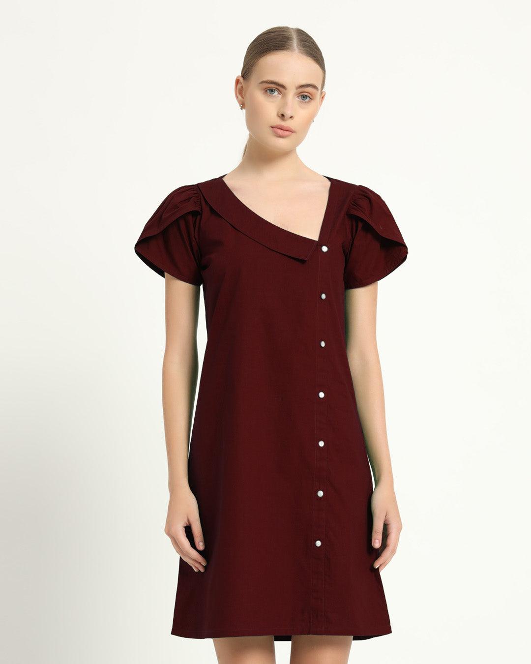 The Krensdorf Rouge Cotton Dress