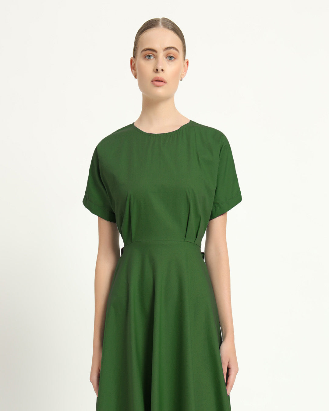The Griffen Emerald Cotton Dress