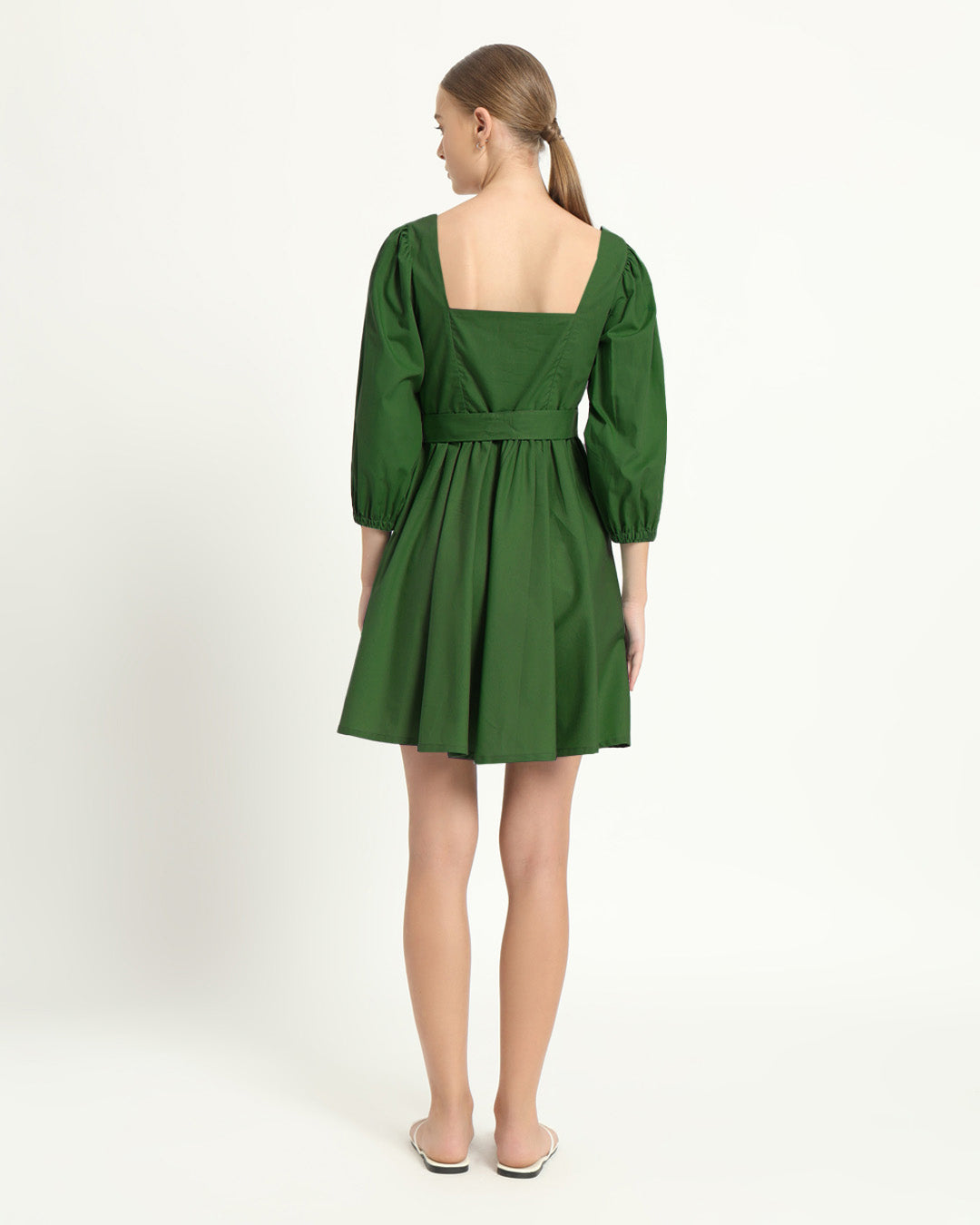 The Winklern Emerald Cotton Dress