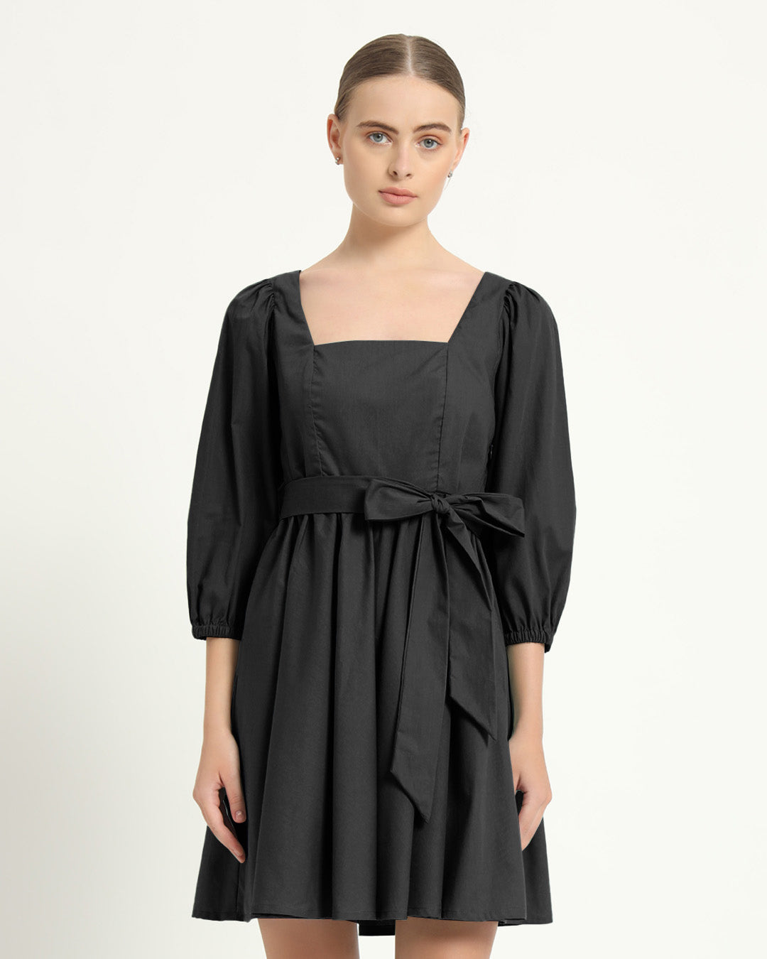 The Winklern Noir Cotton Dress