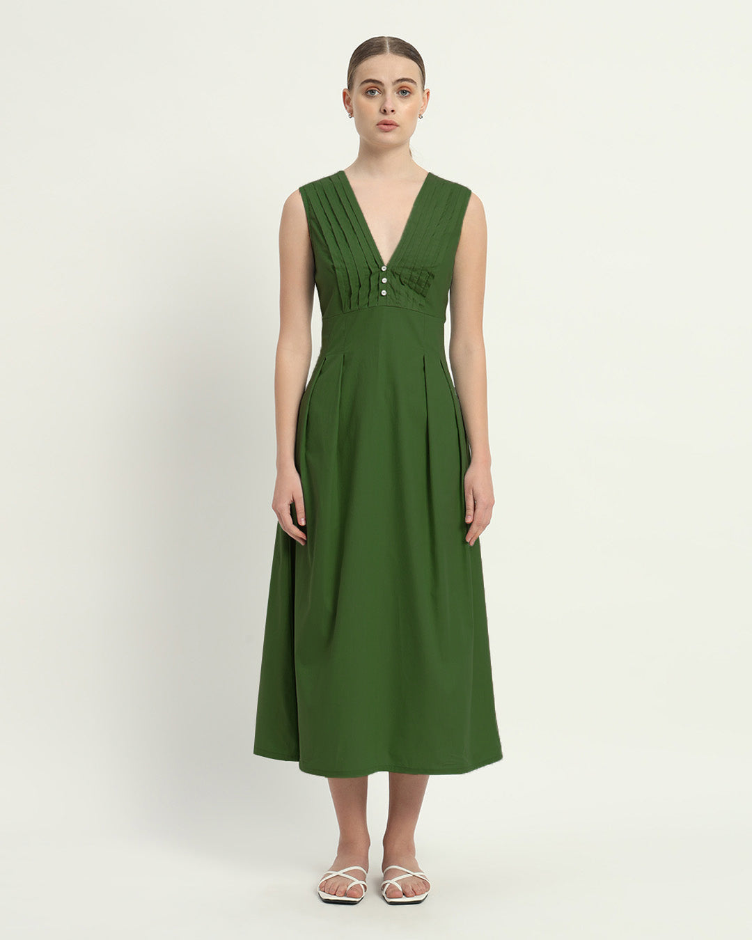 The Emerald Mendoza Cotton Dress