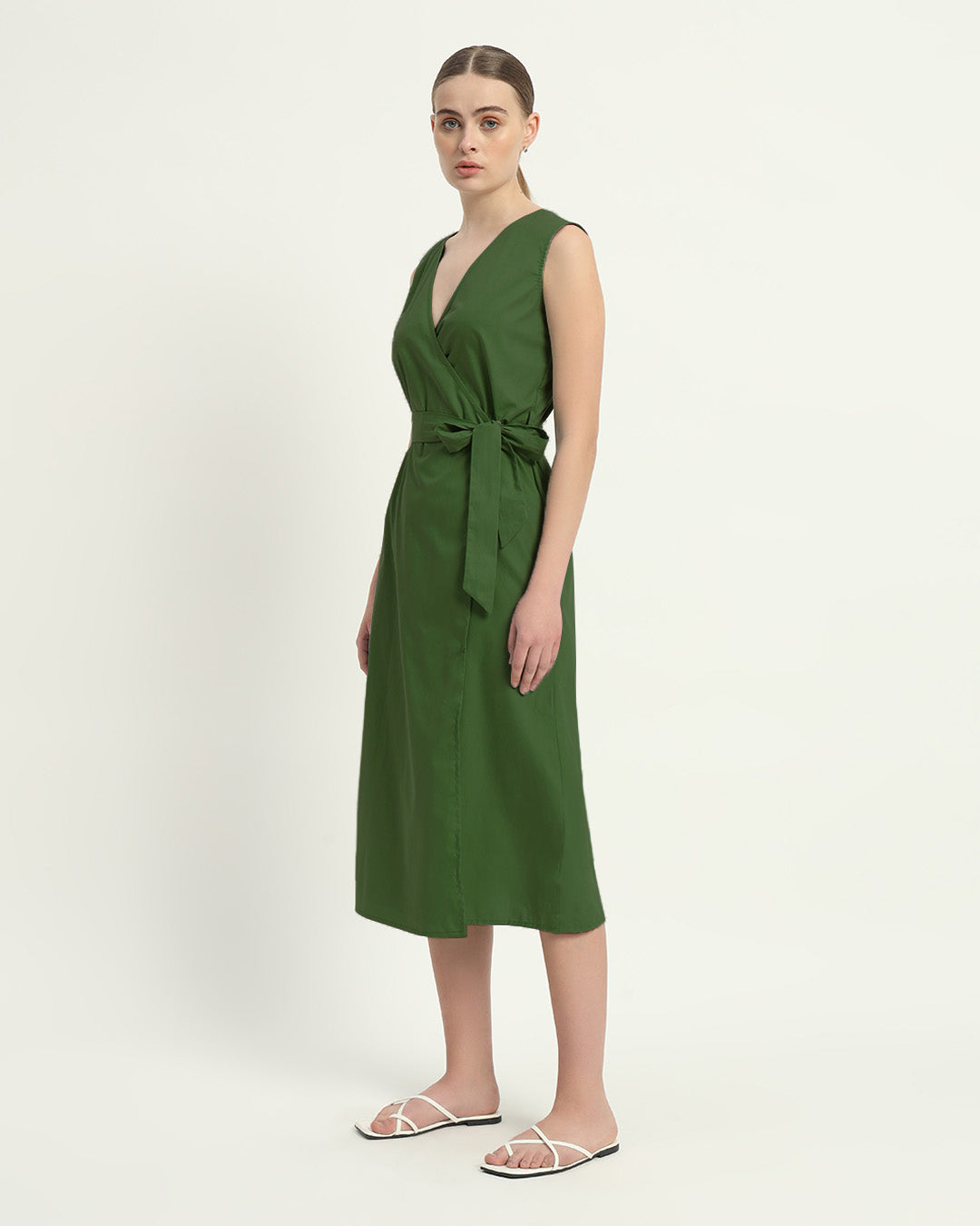 The Windsor Emerald Cotton Dress