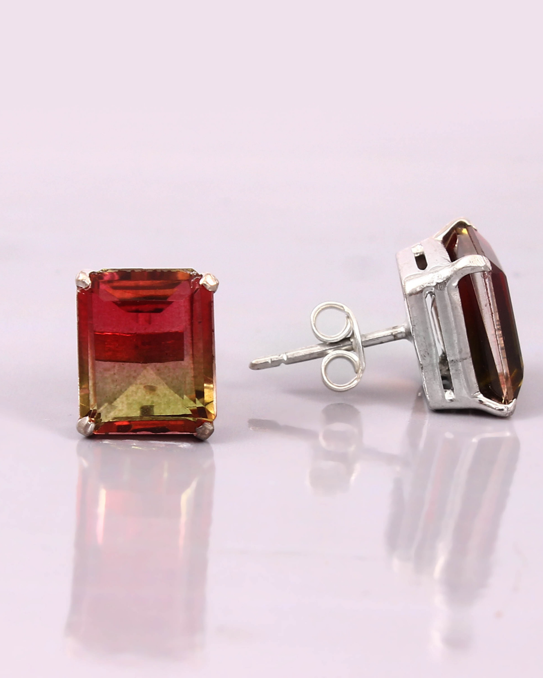 Octa Studs in Tourmaline