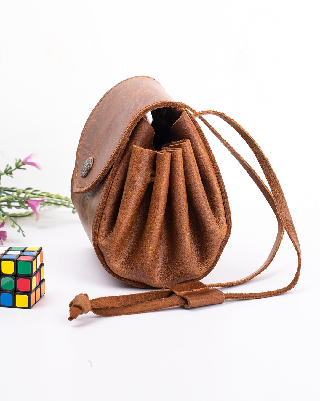 Leather Dice Bag