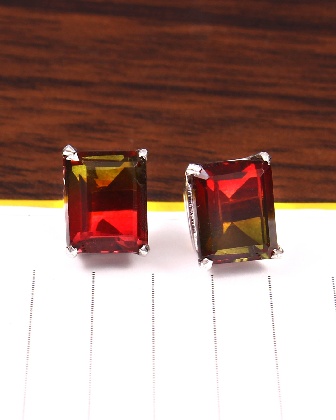 Octa Studs in Tourmaline