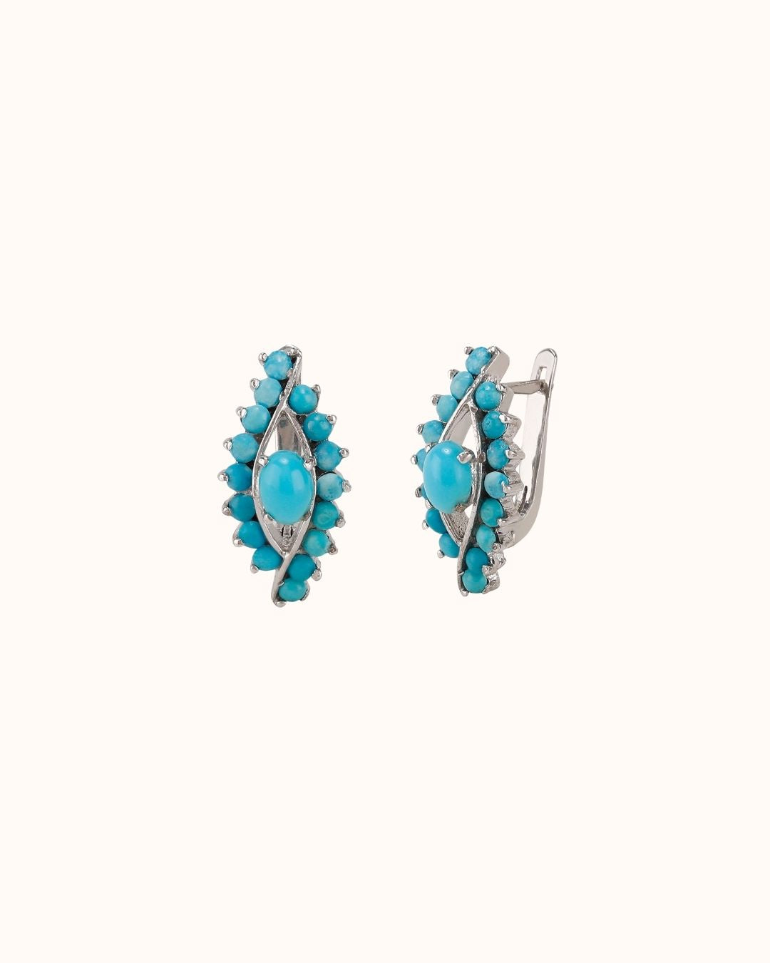 Eye Earrings in Turquoise