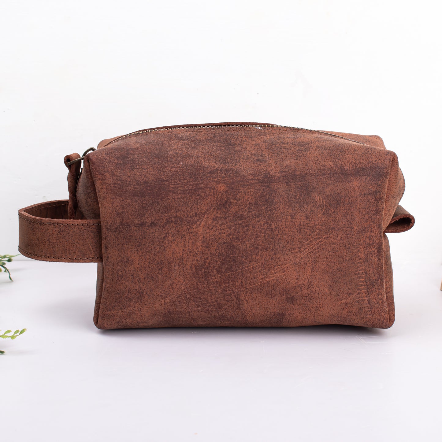 Leather Large Dopp Kit